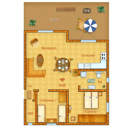 Apartment Haus Vincent, Whg 2